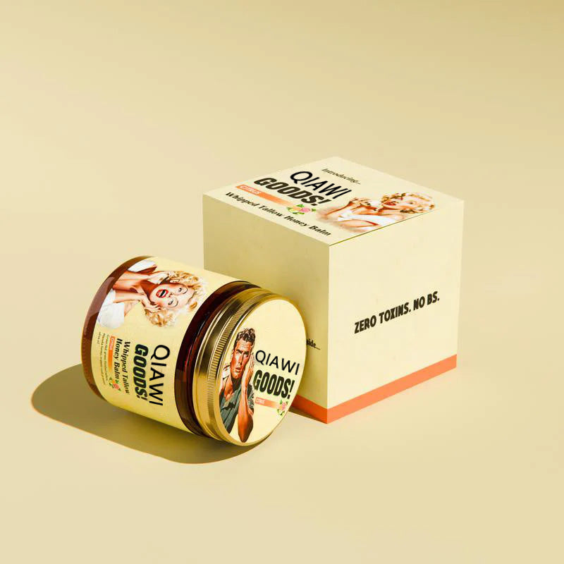 QIAWI Whipped Beef Tallow & Manuka Honey Organic Nourishing Face & Body Cream