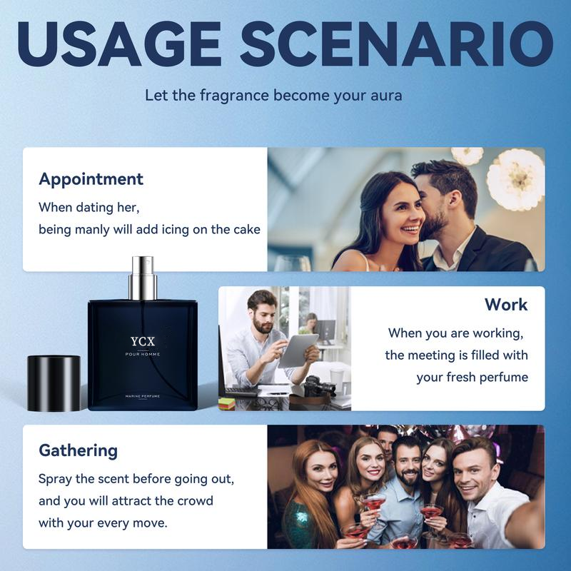 Gentlemen’s Fragrance Set with Marine Perfume & Club Gent’s Aroma